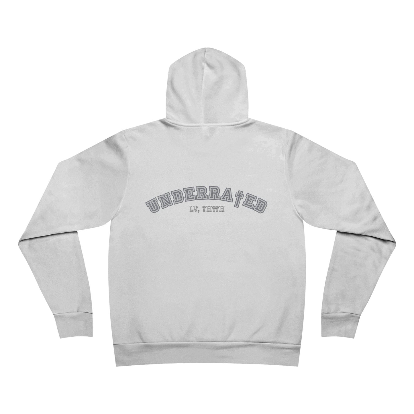 Underra†ed Fleece Hoodie – Christian Pullover Hoodie | John 1:10-11 | Faith-Based Apparel