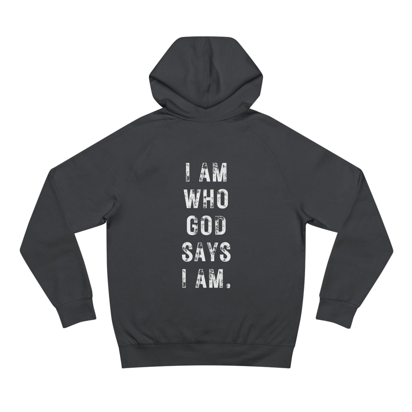 Identity in Christ Premium Hoodie – Christian Graphic Pullover | Galatians 2:20 | Faith-Based Apparel