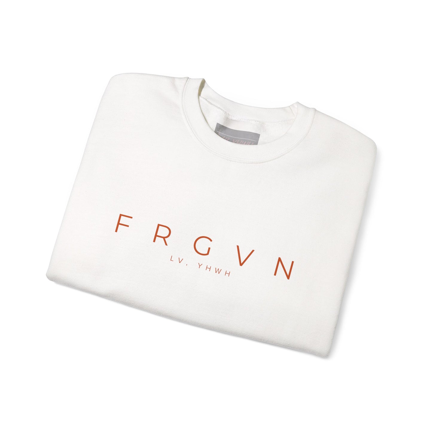 FRGVN Crewneck – Christian Heavy-Blend Sweatshirt | Forgiveness | Faith-Based Apparel