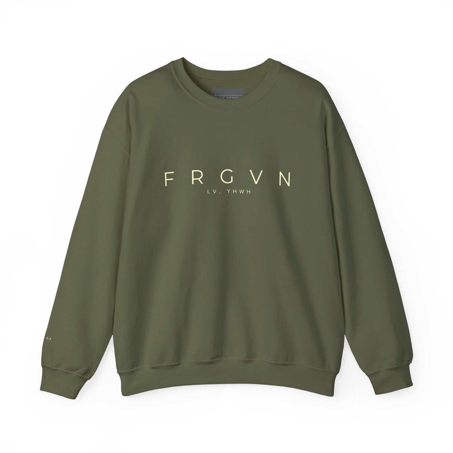 FRGVN Crewneck – Christian Heavy-Blend Sweatshirt | Forgiveness | Faith-Based Apparel