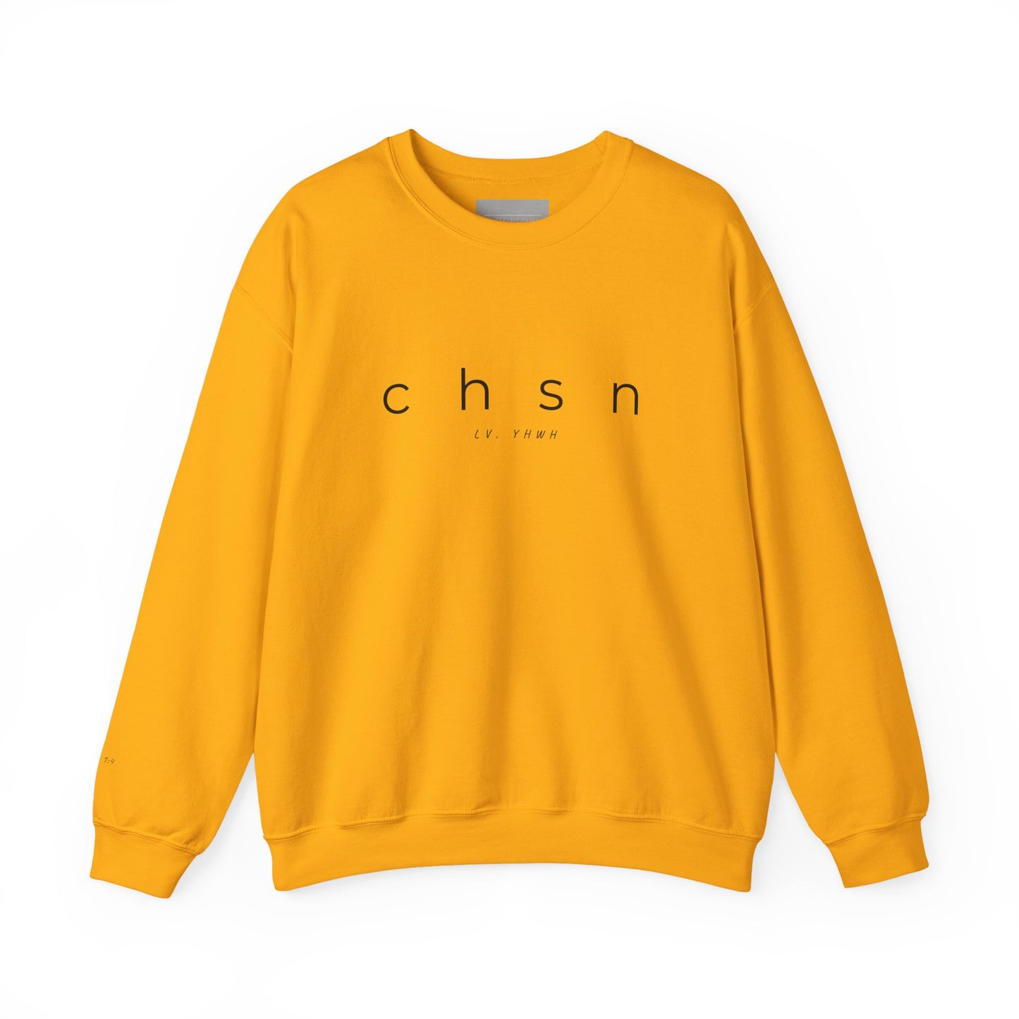 CHSN Crewneck – Christian Graphic Sweatshirt | Ephesians 1:4 | Faith-Based Apparel