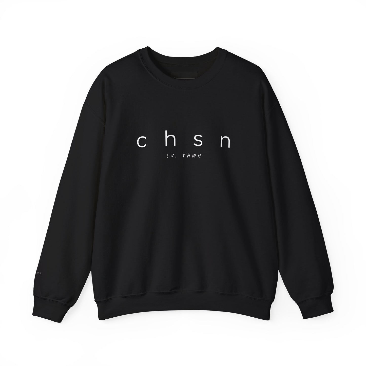 CHSN Crewneck – Christian Graphic Sweatshirt | Ephesians 1:4 | Faith-Based Apparel