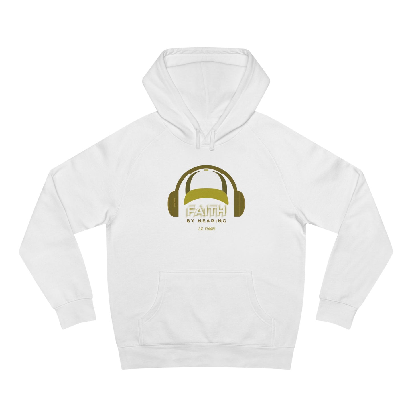 Faith by Hearing Hoodie – Christian Graphic Hoodie | Romans 10:17 | Christian Apparel