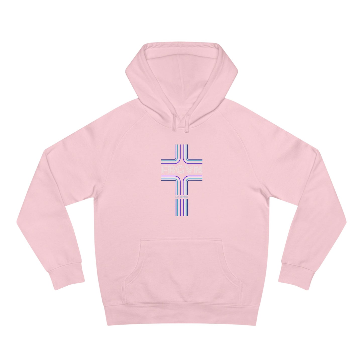 FRGVN Retro Hoodie – Christian Graphic Pullover | Psalm 85:2 | Faith-Based Streetwear