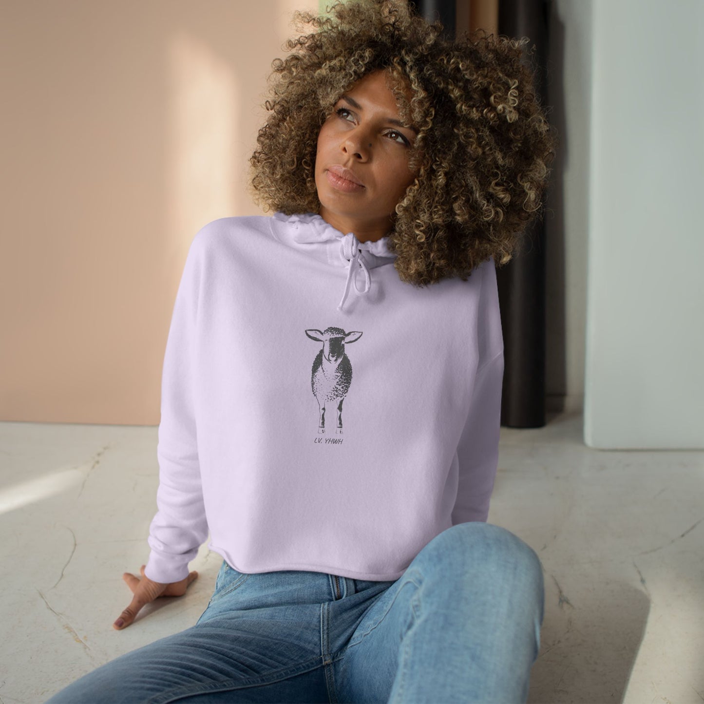 Found Crop Hoodie – Christian Women’s Hoodie | Luke 15:4 | Faith-Based Fashion