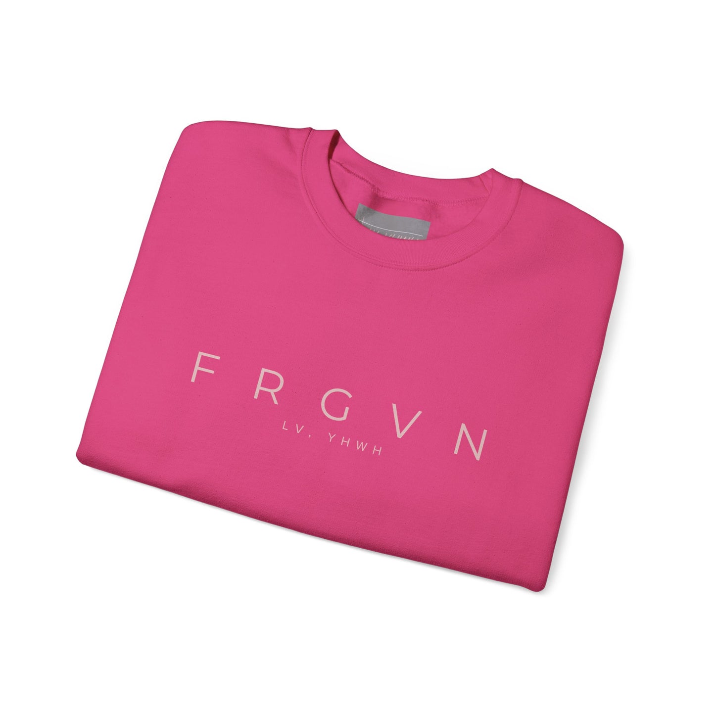 FRGVN Crewneck – Christian Heavy-Blend Sweatshirt | Forgiveness | Faith-Based Apparel