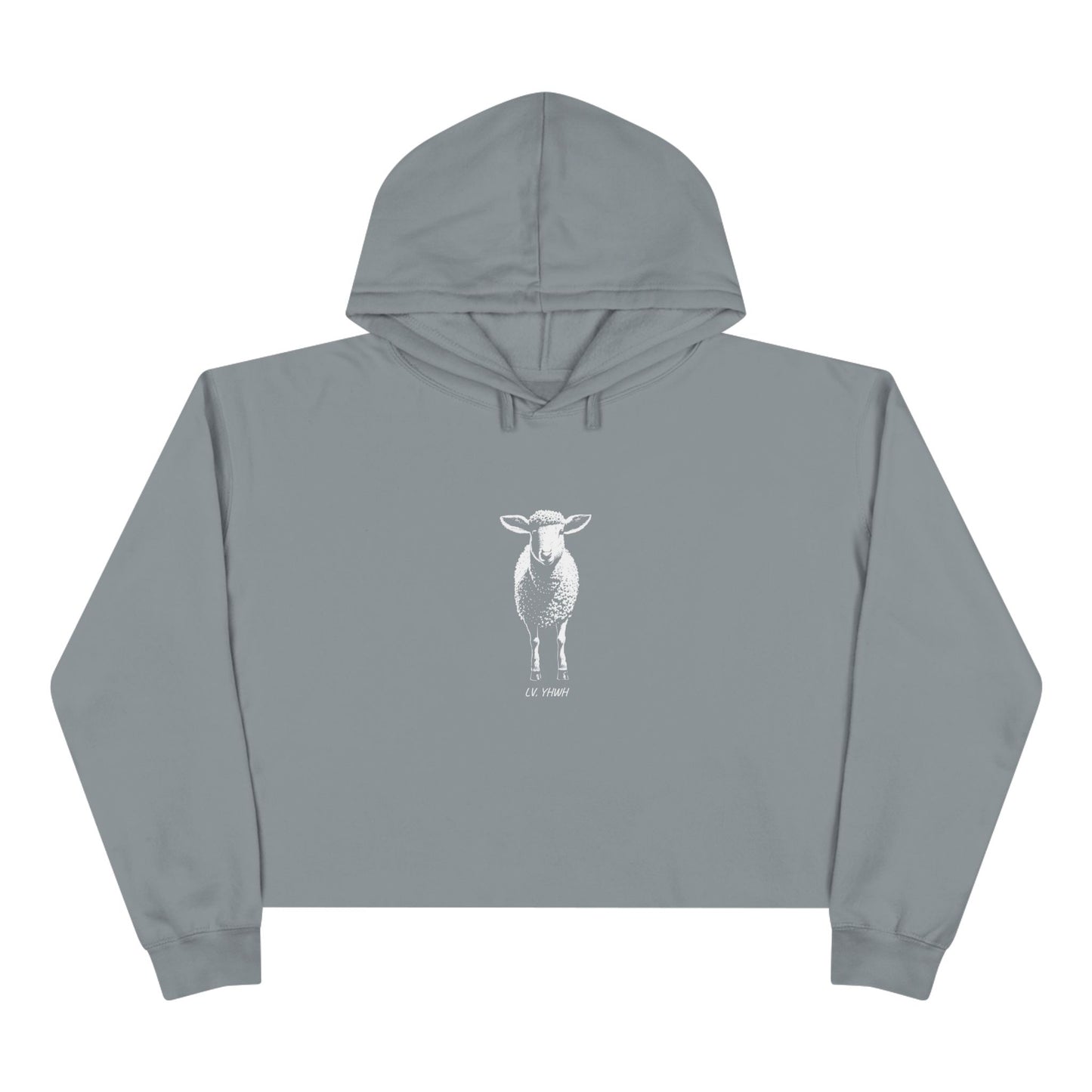 Found Crop Hoodie – Christian Women’s Hoodie | Luke 15:4 | Faith-Based Fashion