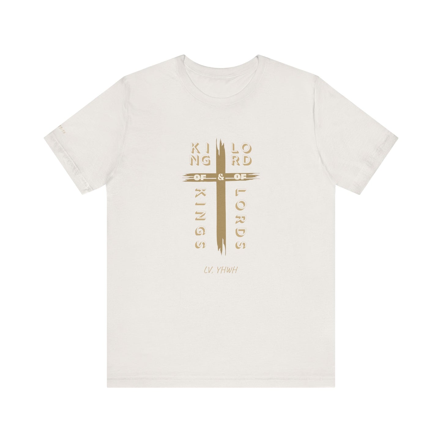King of Kings Tee – Christian Graphic T-Shirt | Revelation 19:15–16 | Faith-Based Apparel