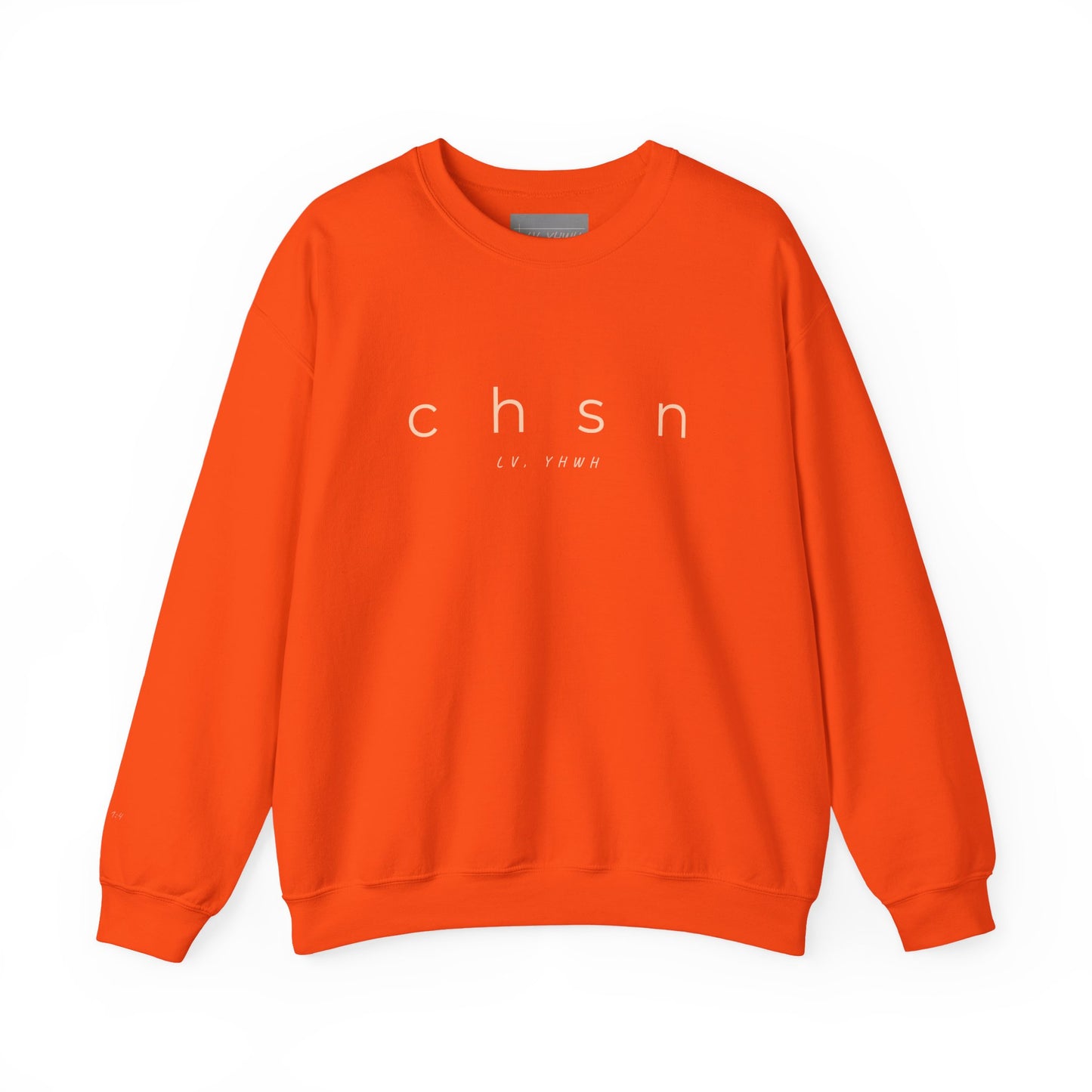 CHSN Crewneck – Christian Graphic Sweatshirt | Ephesians 1:4 | Faith-Based Apparel