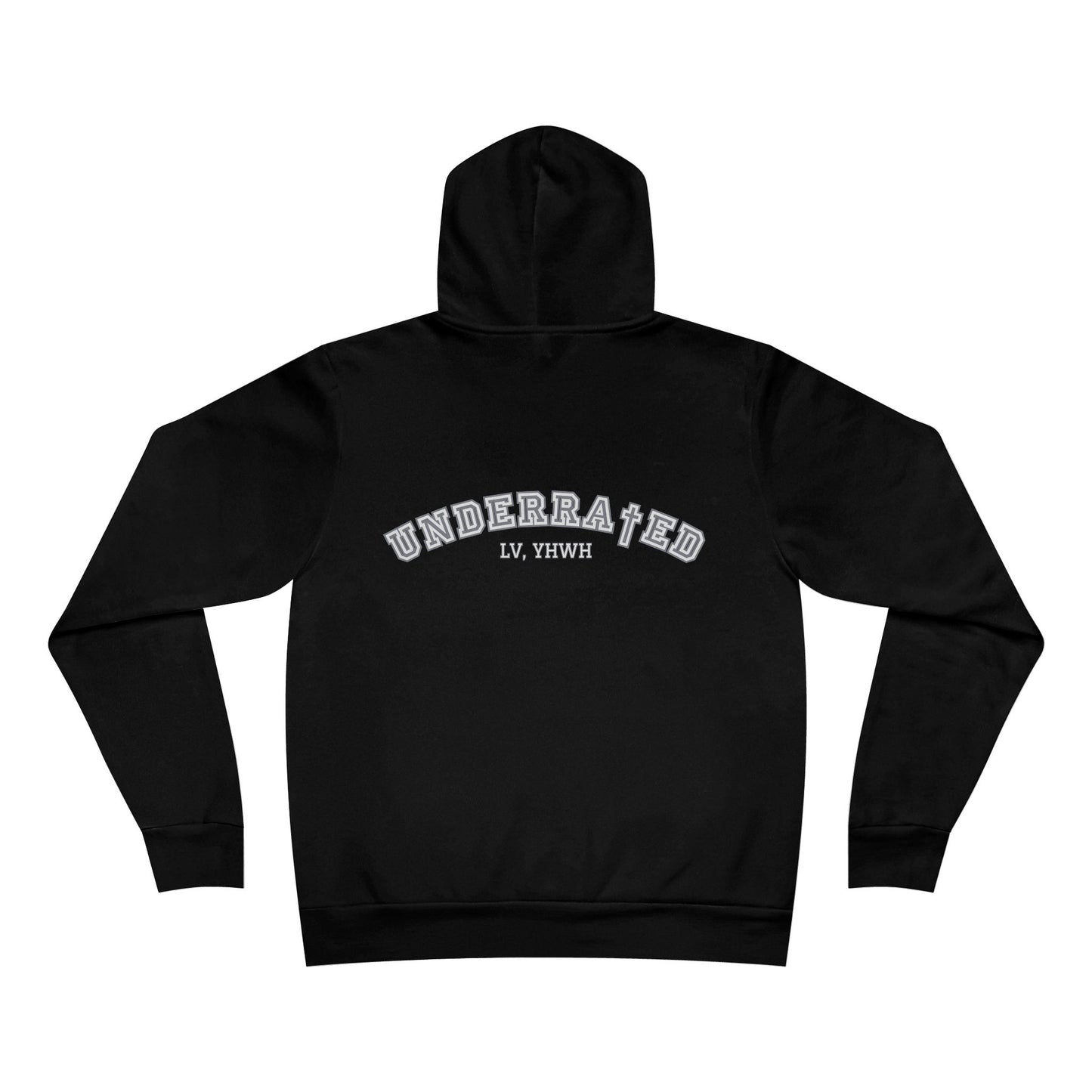 Underra†ed Fleece Hoodie – Christian Pullover Hoodie | John 1:10-11 | Faith-Based Apparel