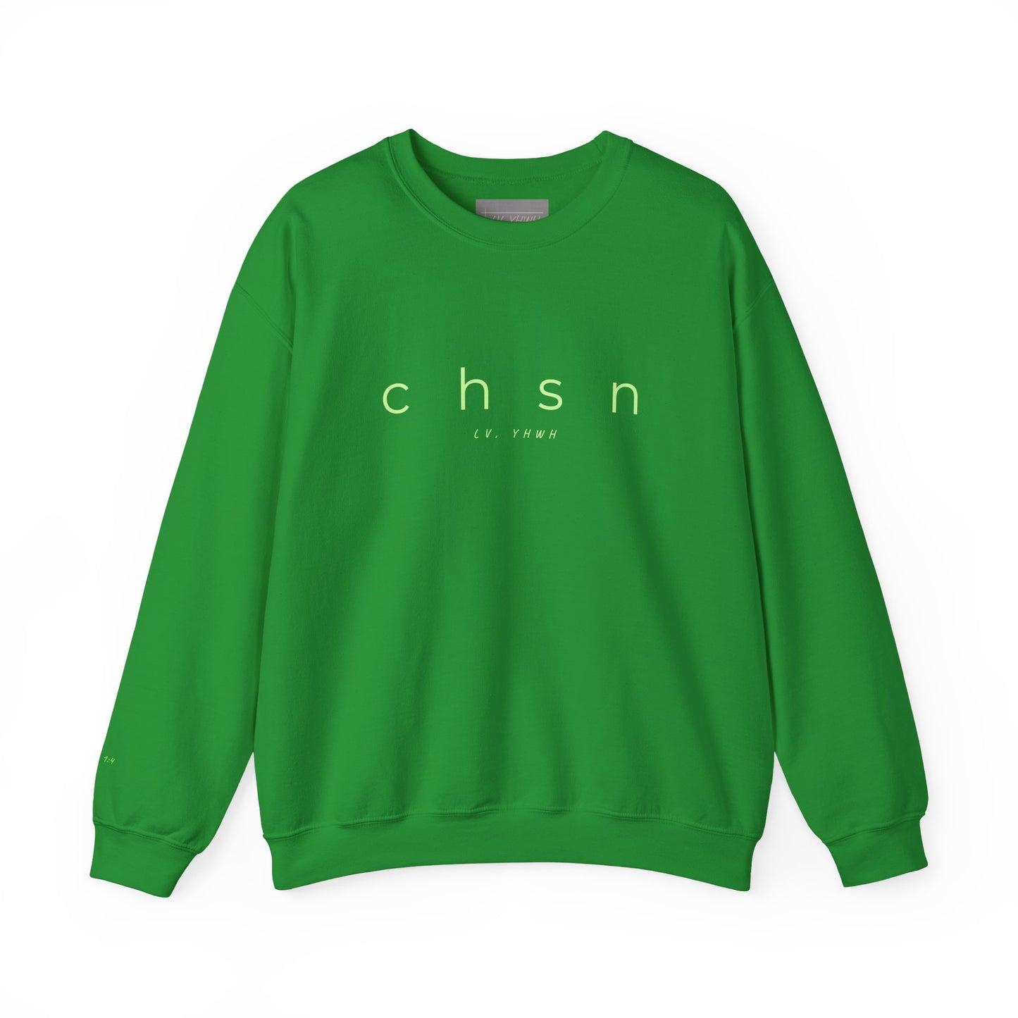 CHSN Crewneck – Christian Graphic Sweatshirt | Ephesians 1:4 | Faith-Based Apparel