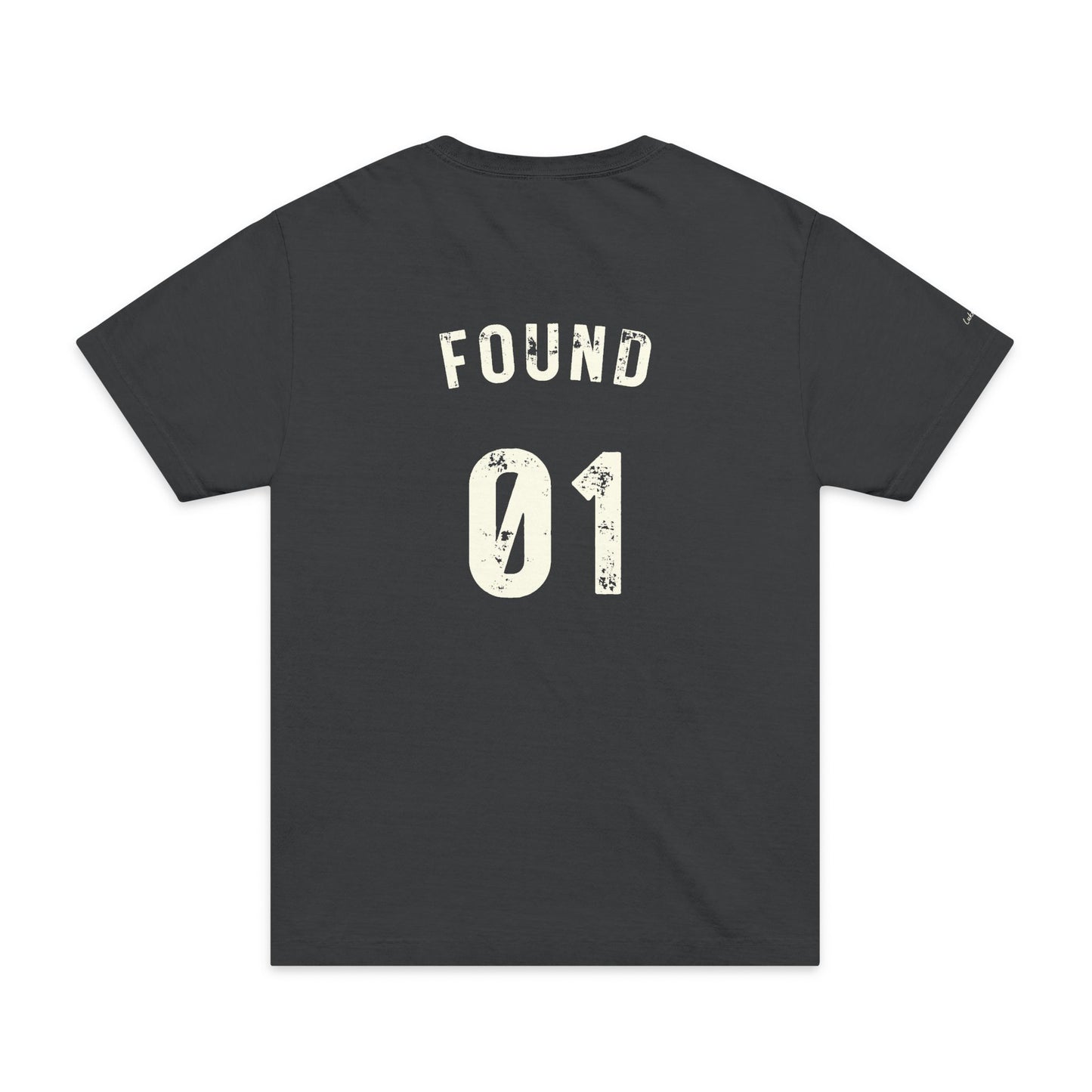 Found Oversized Tee — Luke 15:4 | Christian T-Shirt