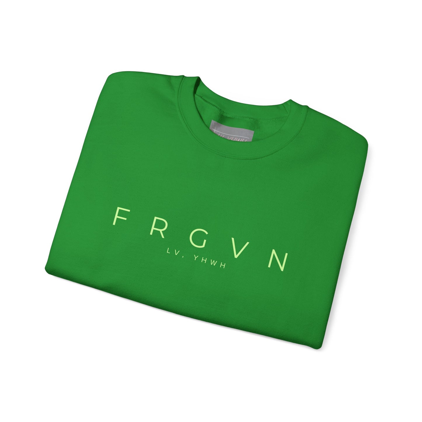 FRGVN Crewneck – Christian Heavy-Blend Sweatshirt | Forgiveness | Faith-Based Apparel