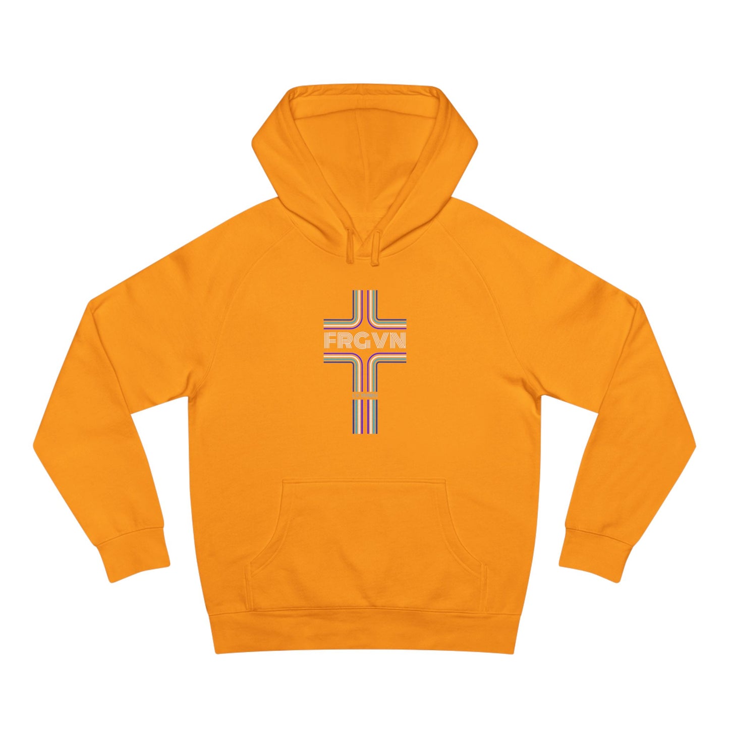FRGVN Retro Hoodie – Christian Graphic Pullover | Psalm 85:2 | Faith-Based Streetwear