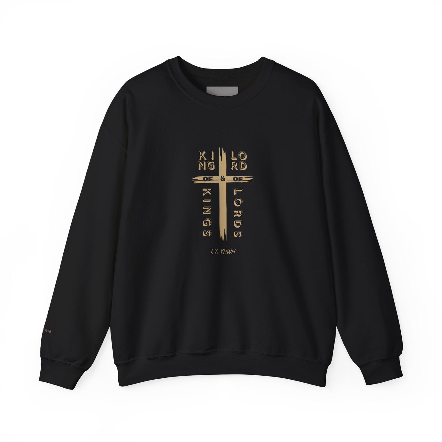 King of Kings Crewneck – Christian Sweatshirt | Revelation 19:16 | Faith-Based Apparel