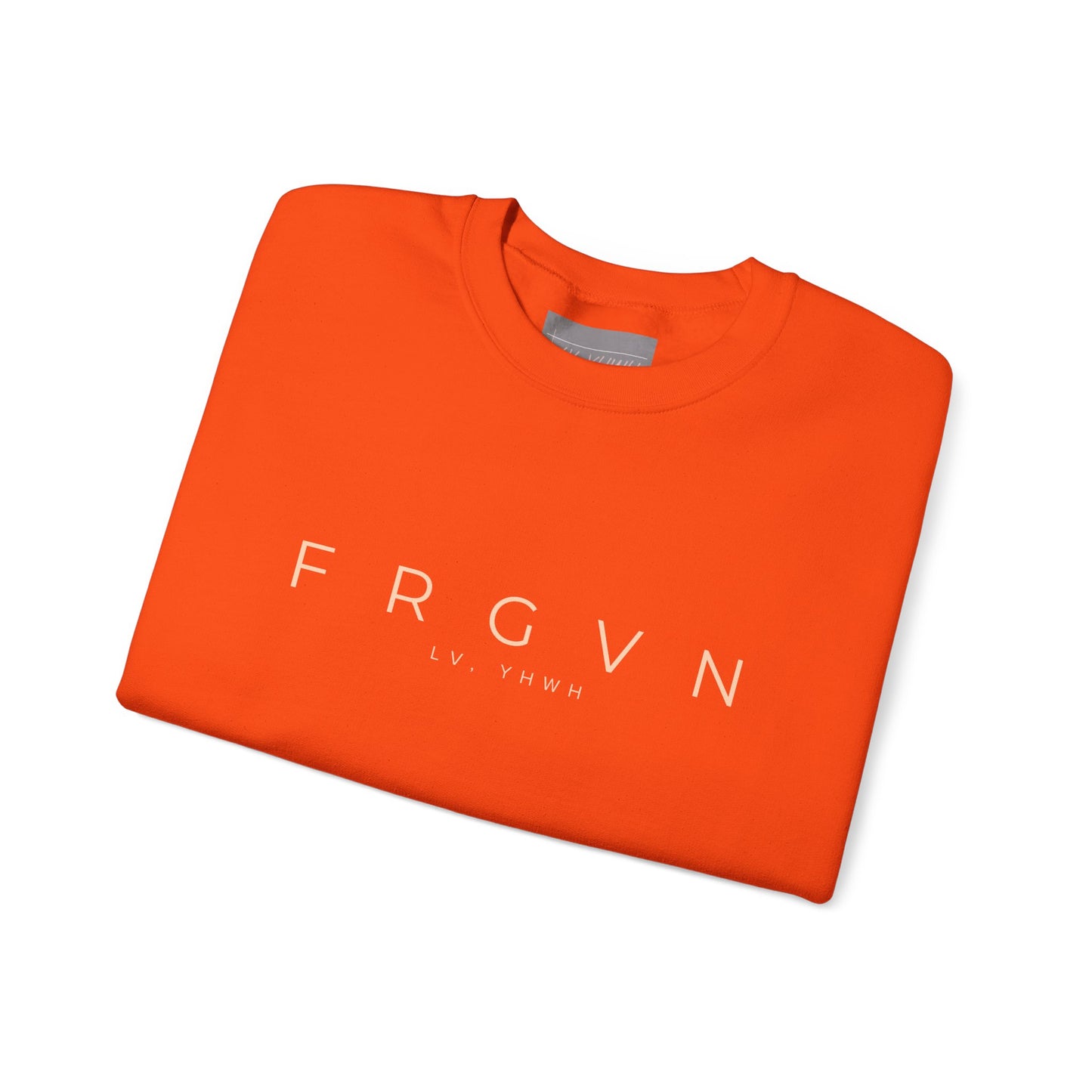 FRGVN Crewneck – Christian Heavy-Blend Sweatshirt | Forgiveness | Faith-Based Apparel