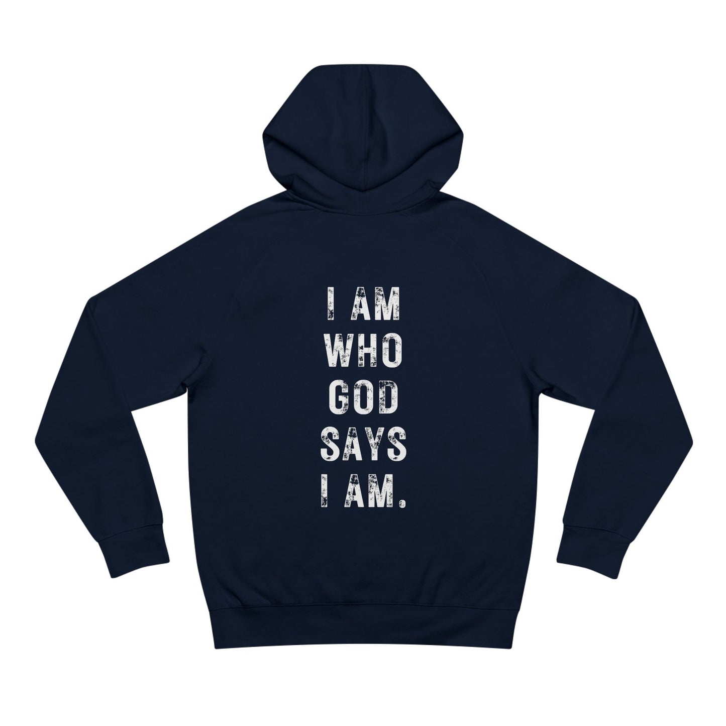 Identity in Christ Premium Hoodie – Christian Graphic Pullover | Galatians 2:20 | Faith-Based Apparel