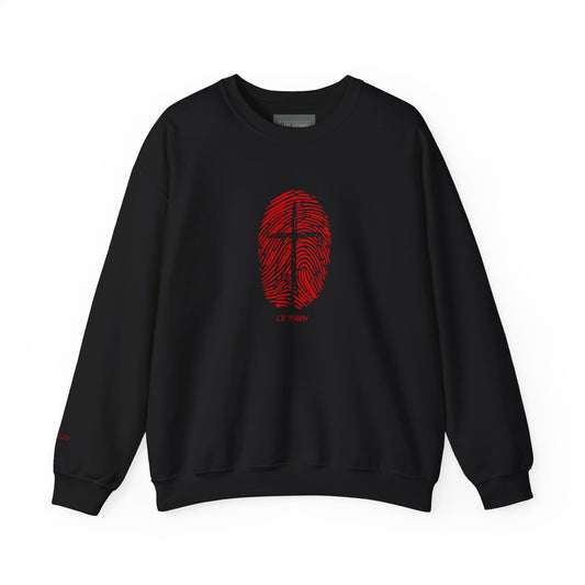 Black and Red Identity in Christ Crewneck | Limited Edition
