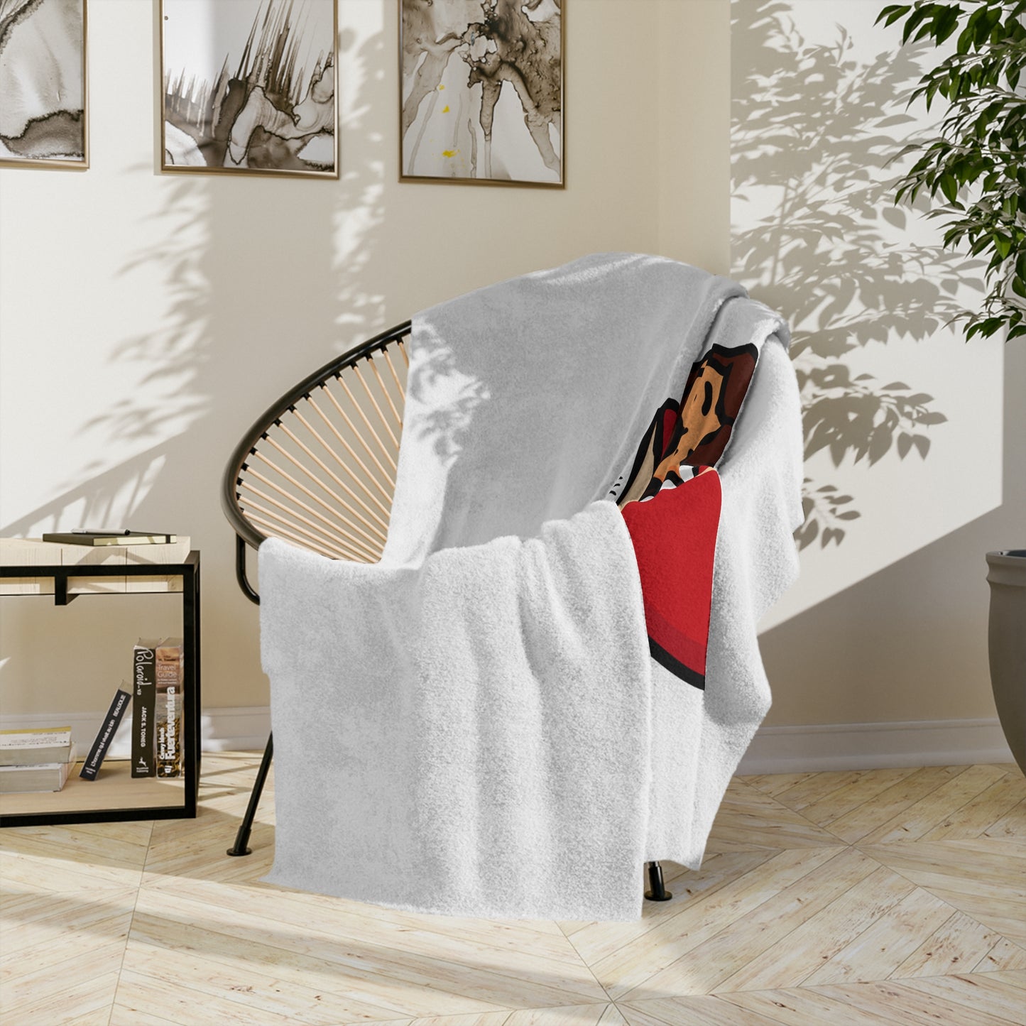 Jesus Loves You Velveteen Blanket or Throw– Romans 5:8