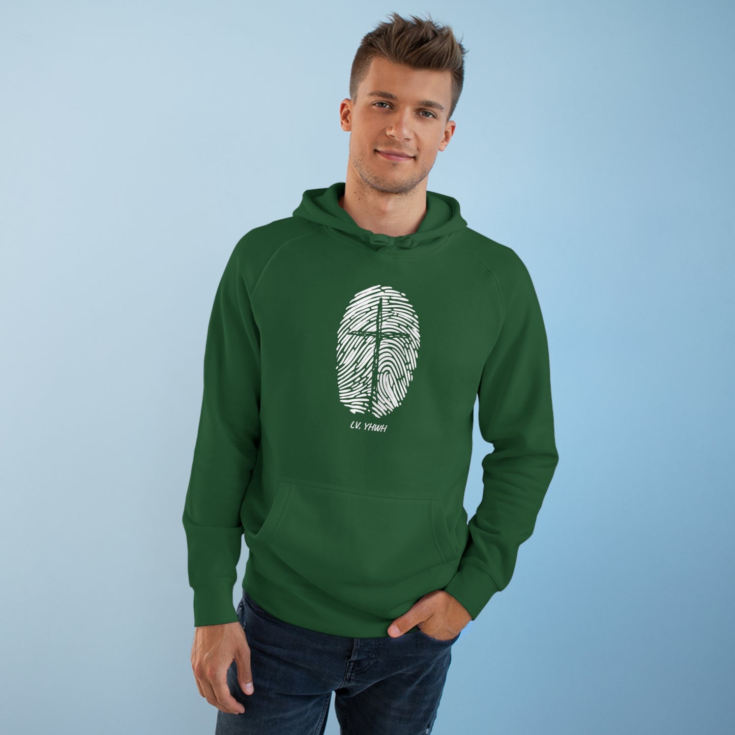 Green Premium Identity in Christ Hoodie