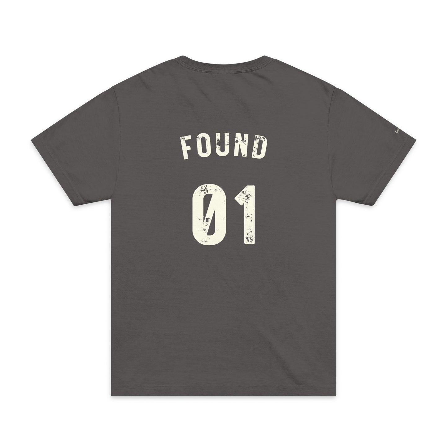 Found Oversized Tee — Luke 15:4 | Christian T-Shirt