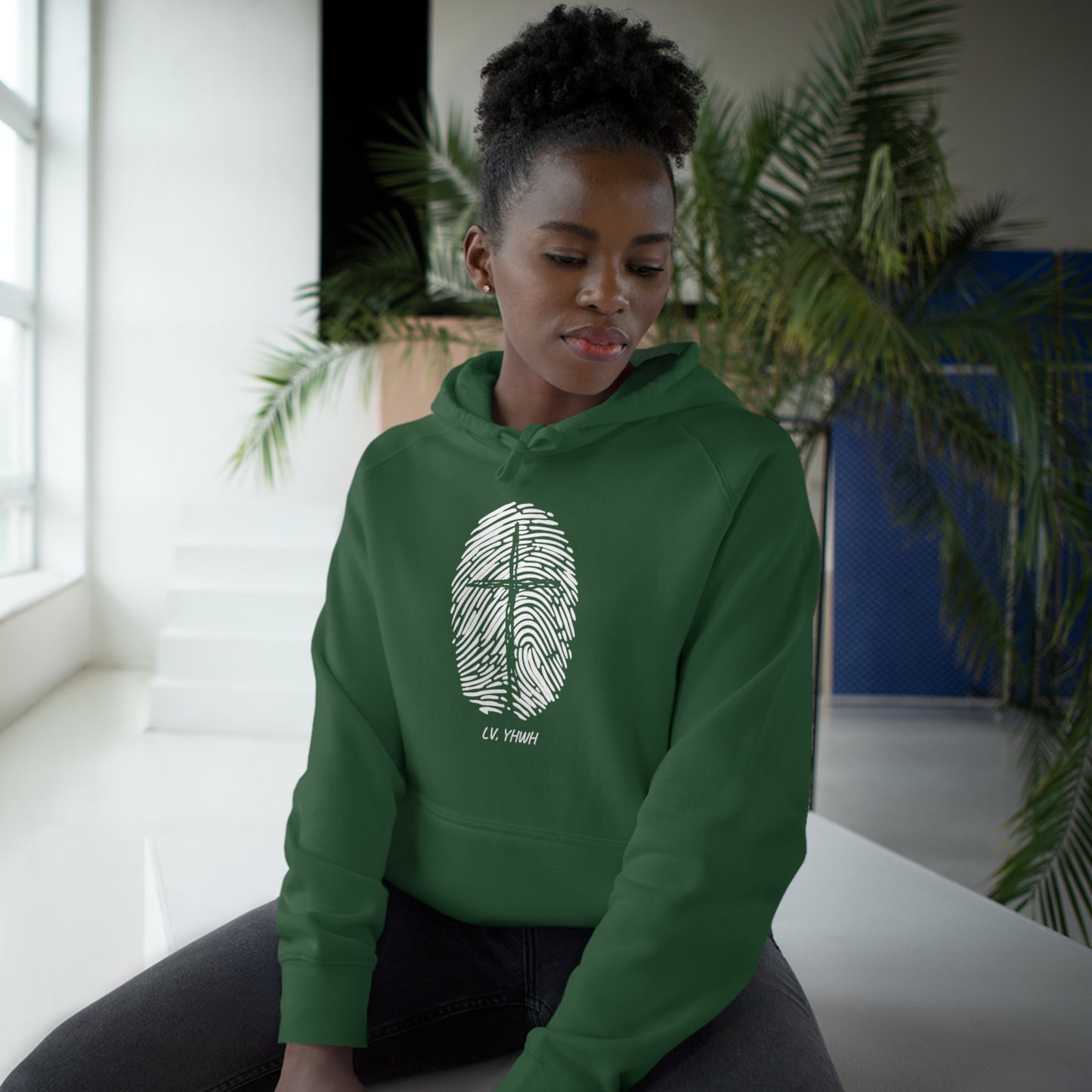 Green Premium Identity in Christ Hoodie