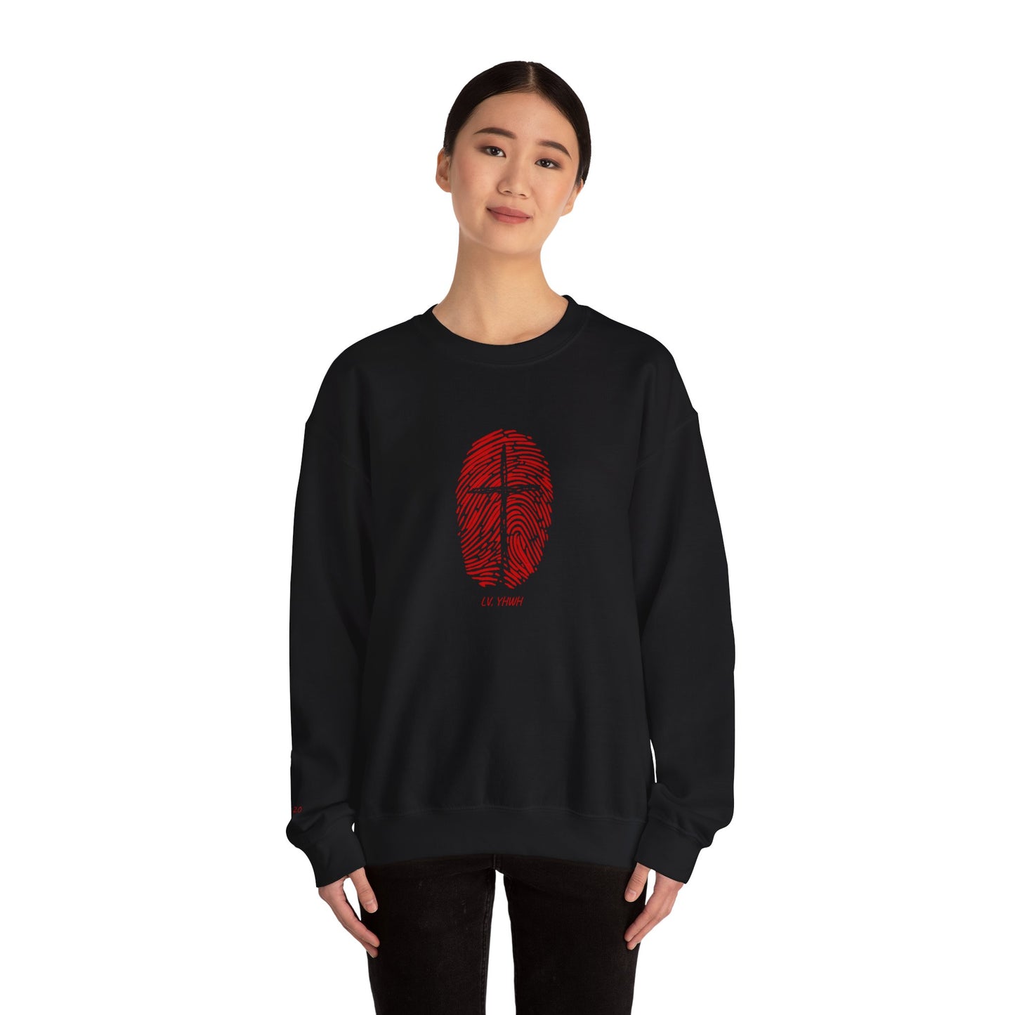 Black and Red Identity in Christ Crewneck | Limited Edition