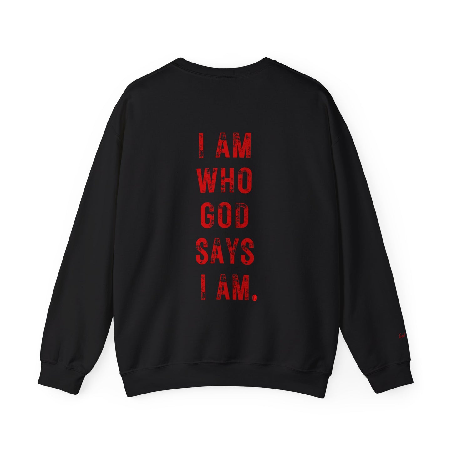 Black and Red Identity in Christ Crewneck | Limited Edition