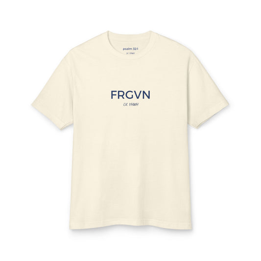 FRGVN Tee (Heavyweight )– Christian Graphic T-Shirt | Psalm 32:1 | Faith-Based Apparel