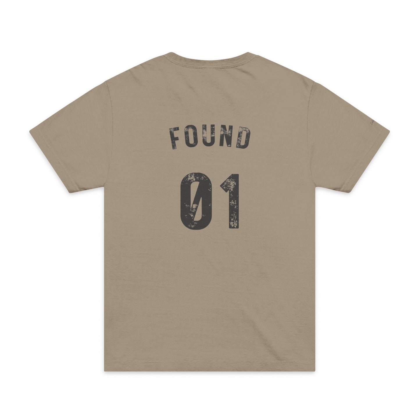 Found Oversized Tee — Luke 15:4 | Christian T-Shirt