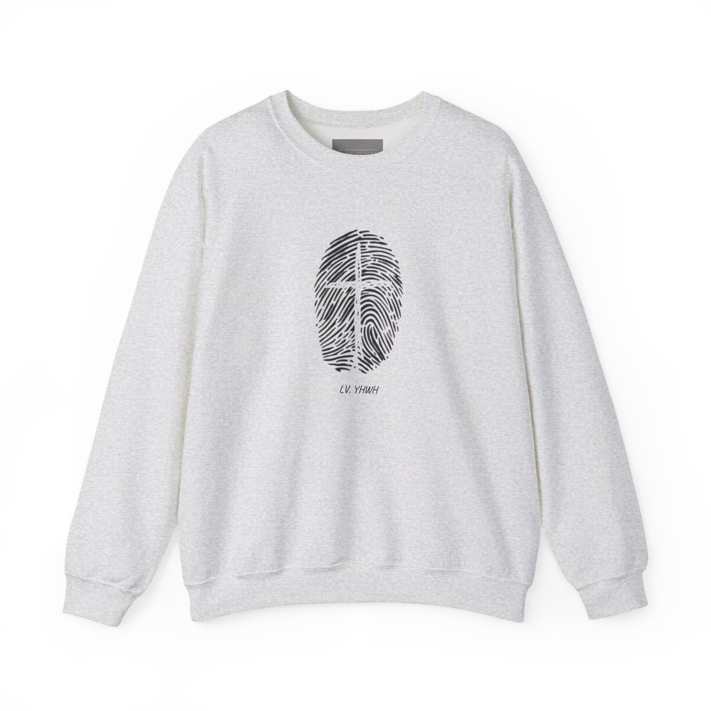 Identity in Christ Crewneck – Christian Graphic Sweatshirt | Galatians 2:20 | Faith-Based Apparel