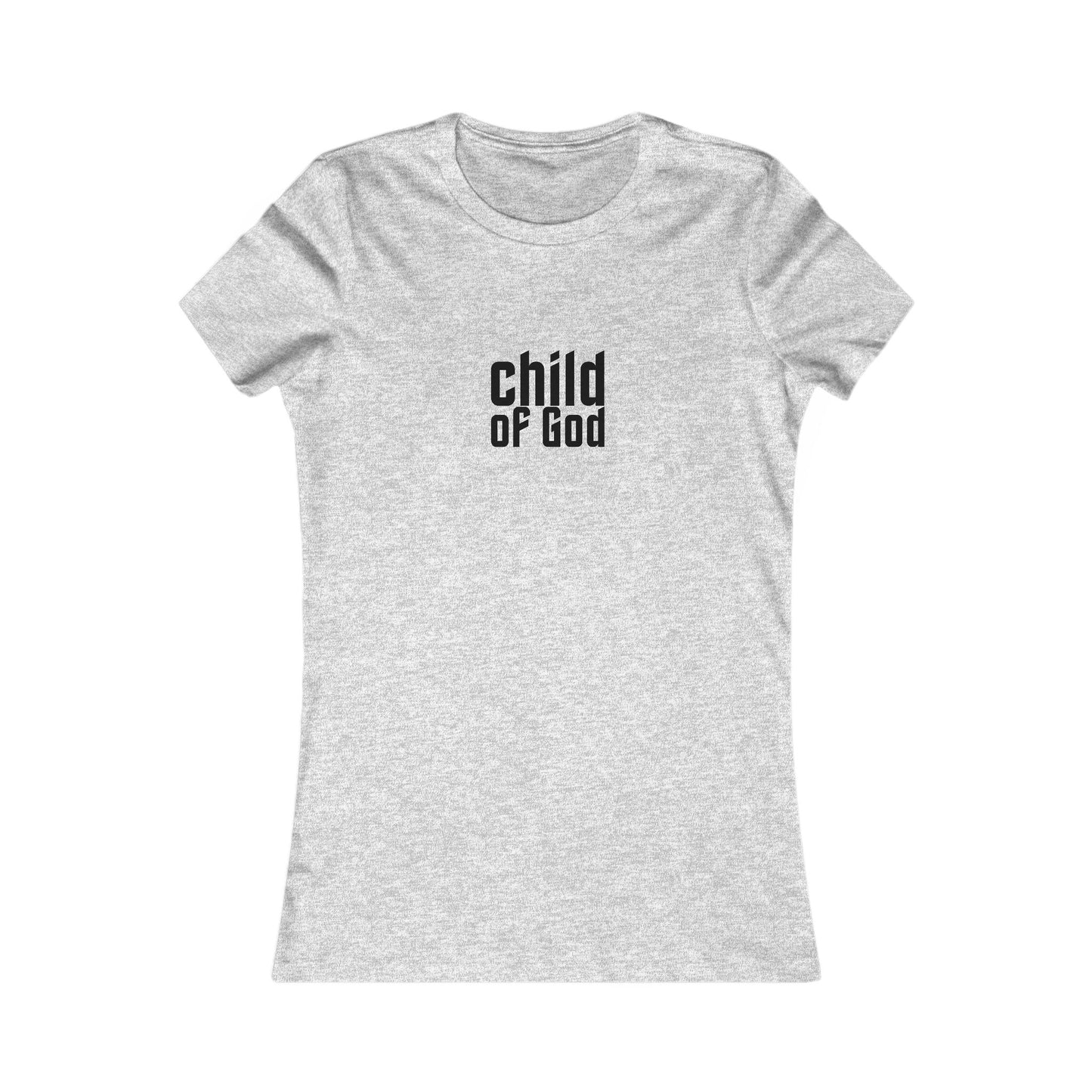 Child of God Women’s Tee – Christian Slim Fit T-Shirt | 1 John 3:1 | Faith-Based Apparel