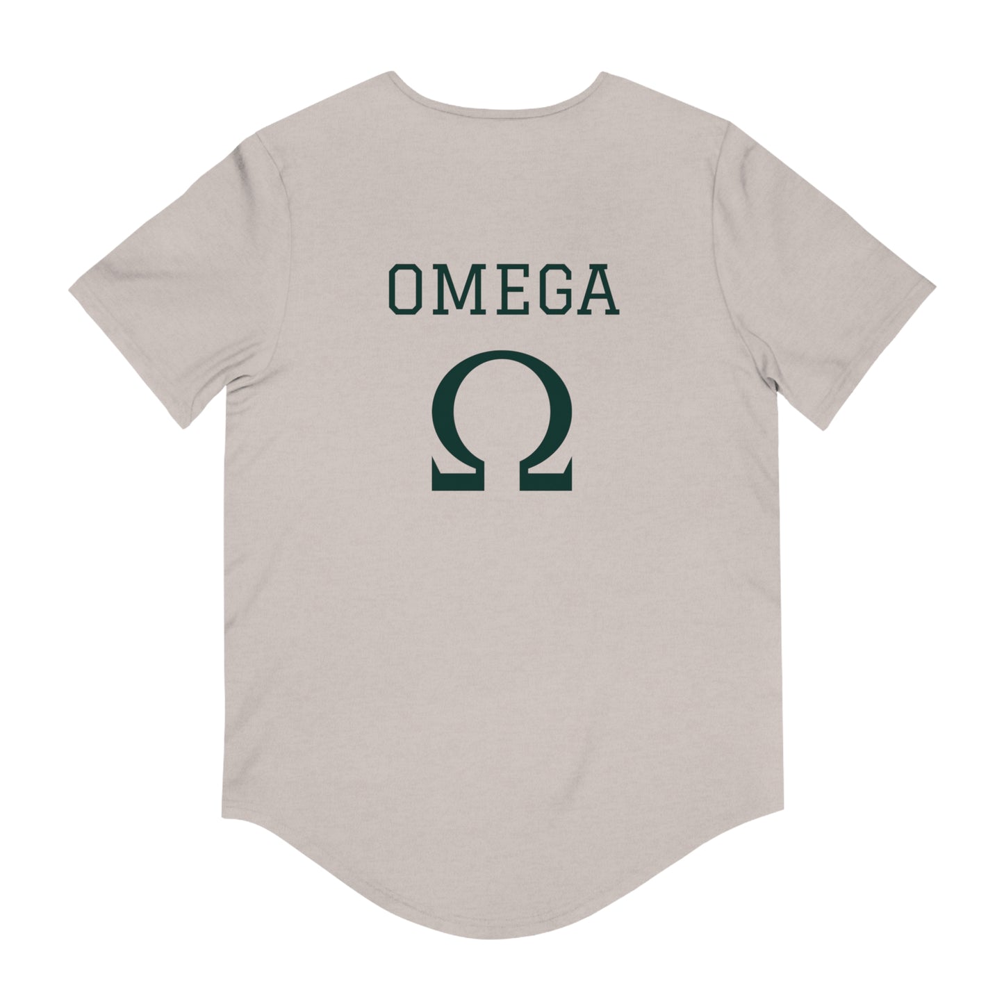 Alpha and Omega Curved Hem Tee (Men's)