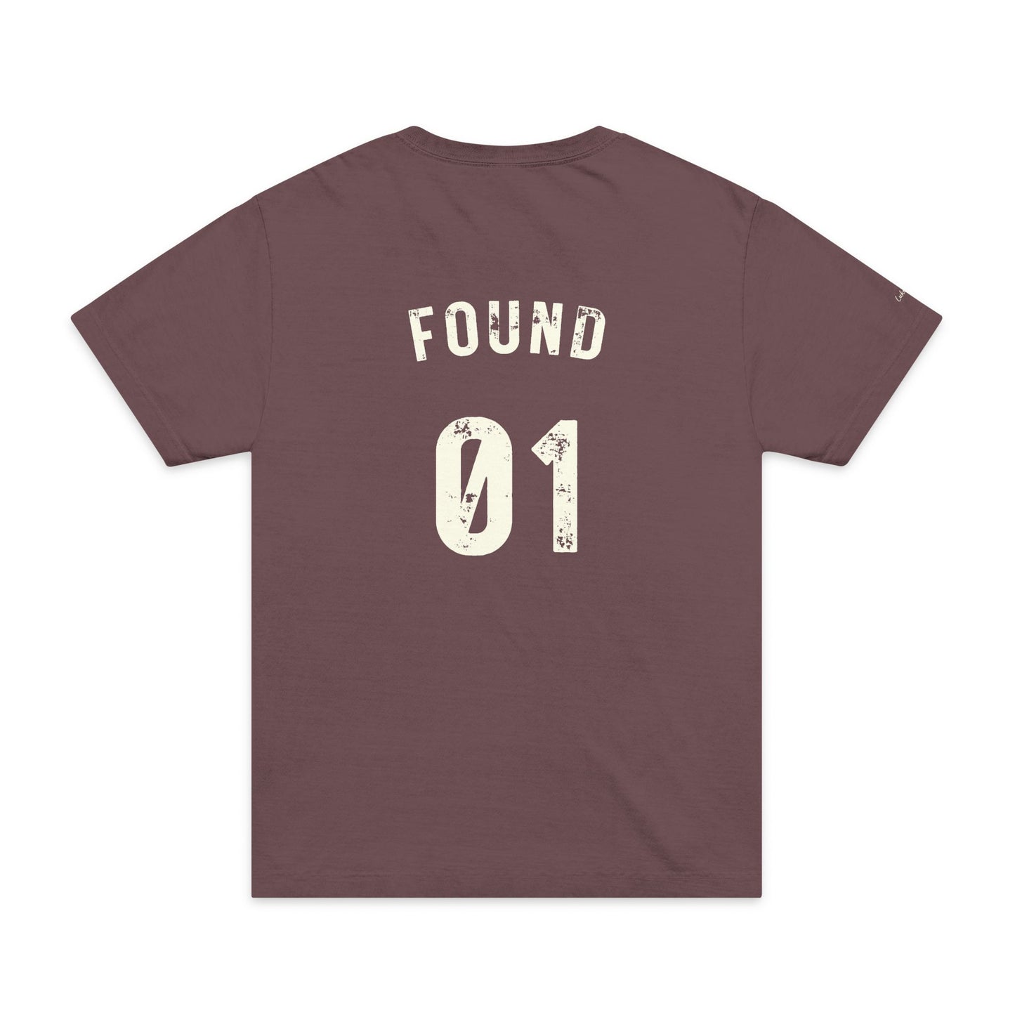 Found Oversized Tee — Luke 15:4 | Christian T-Shirt