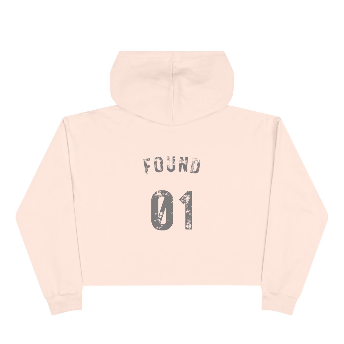 Found Crop Hoodie – Christian Women’s Hoodie | Luke 15:4 | Faith-Based Fashion