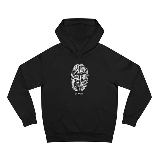 Identity in Christ Premium Hoodie – Christian Graphic Pullover | Galatians 2:20 | Faith-Based Apparel