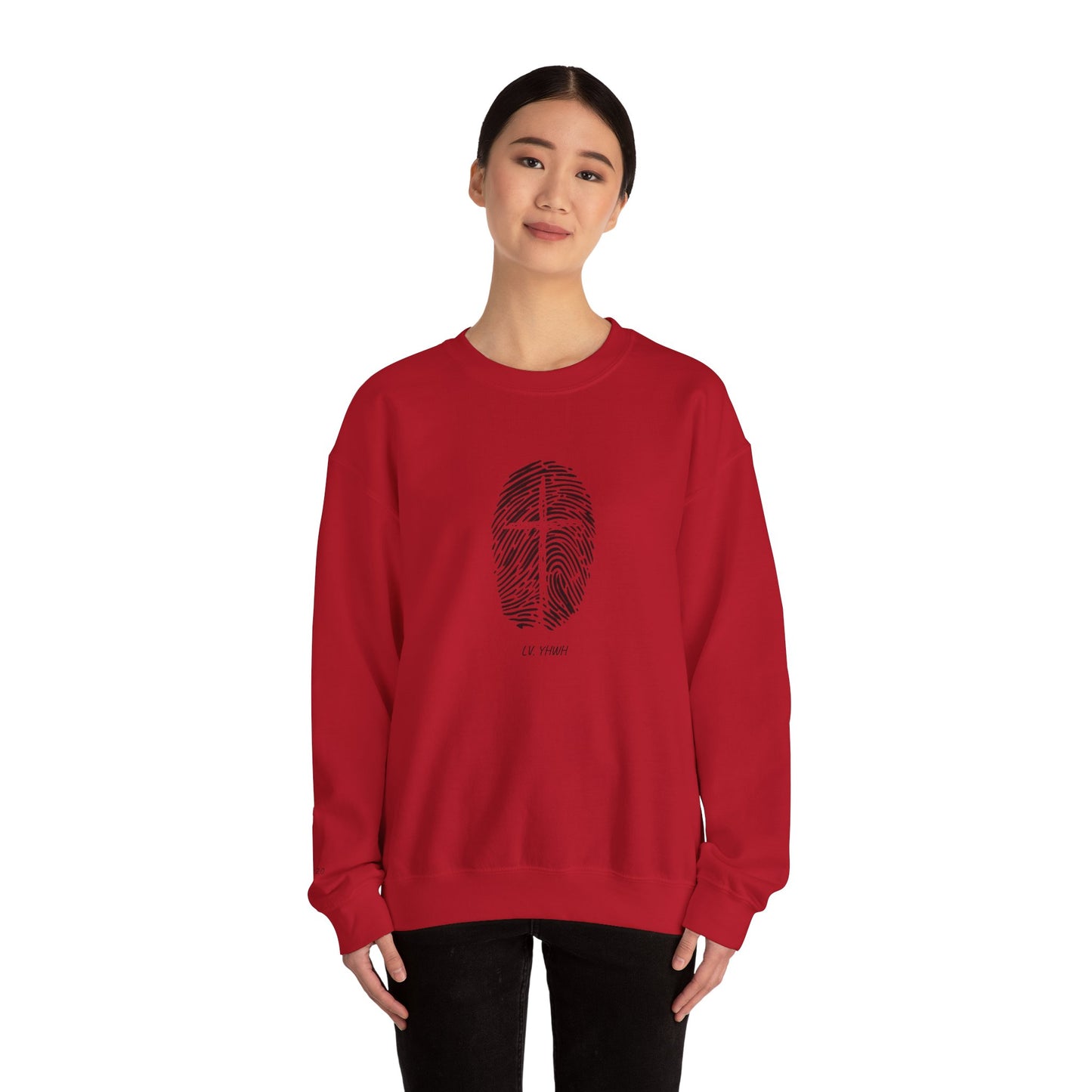 Black and Red Identity in Christ Crewneck | Limited Edition