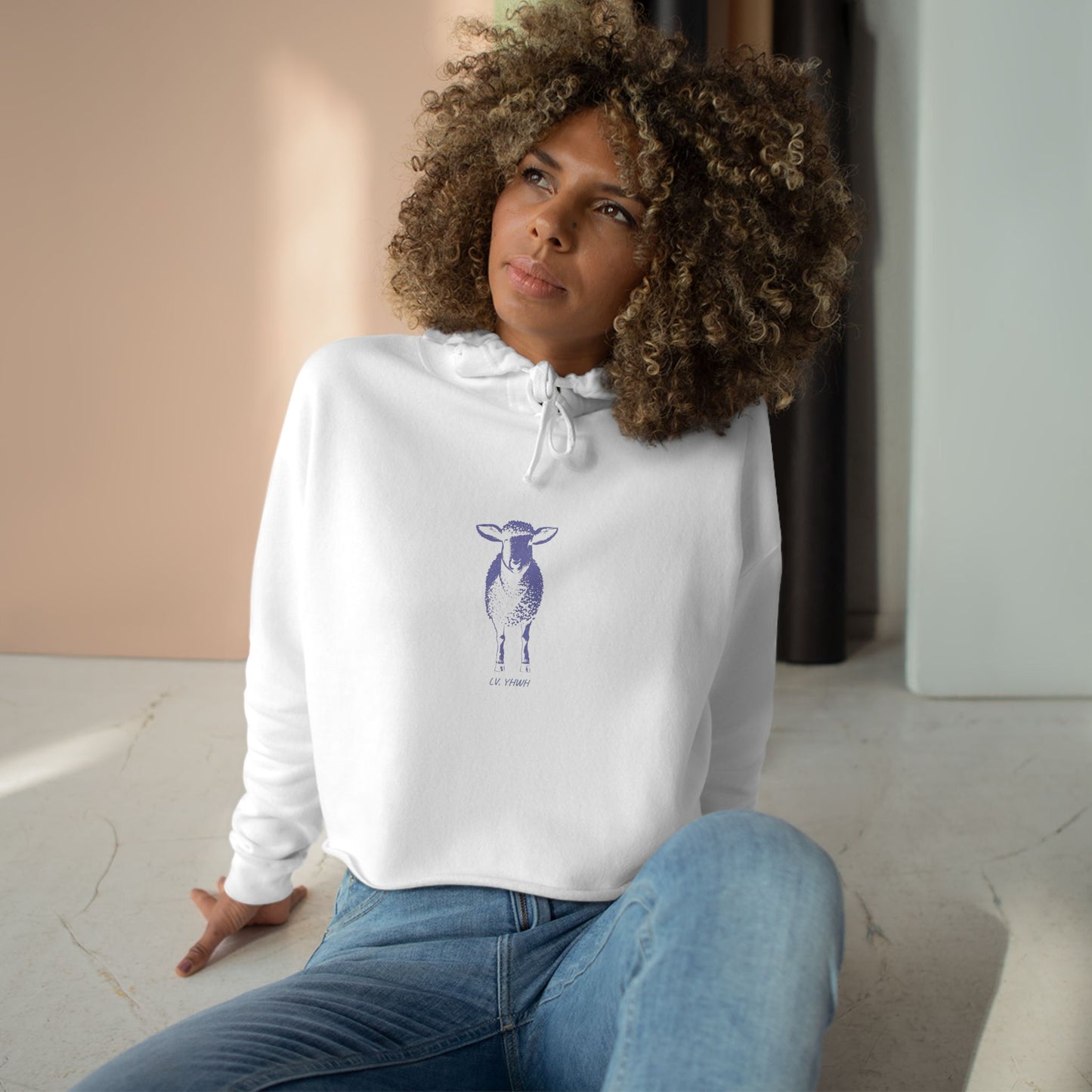 Found Crop Hoodie – Christian Women’s Hoodie | Luke 15:4 | Faith-Based Fashion