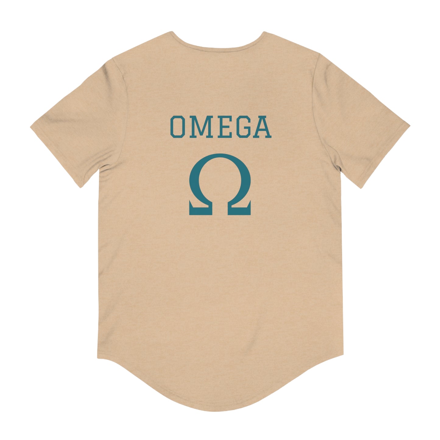 Alpha and Omega Curved Hem Tee (Men's)