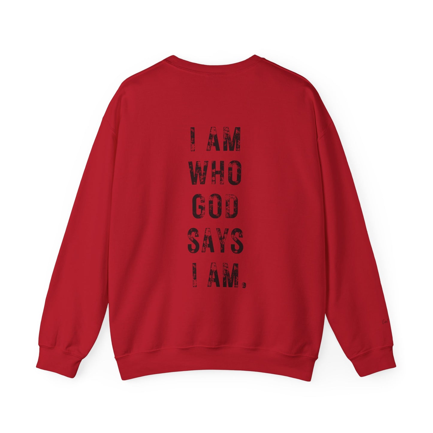 Black and Red Identity in Christ Crewneck | Limited Edition